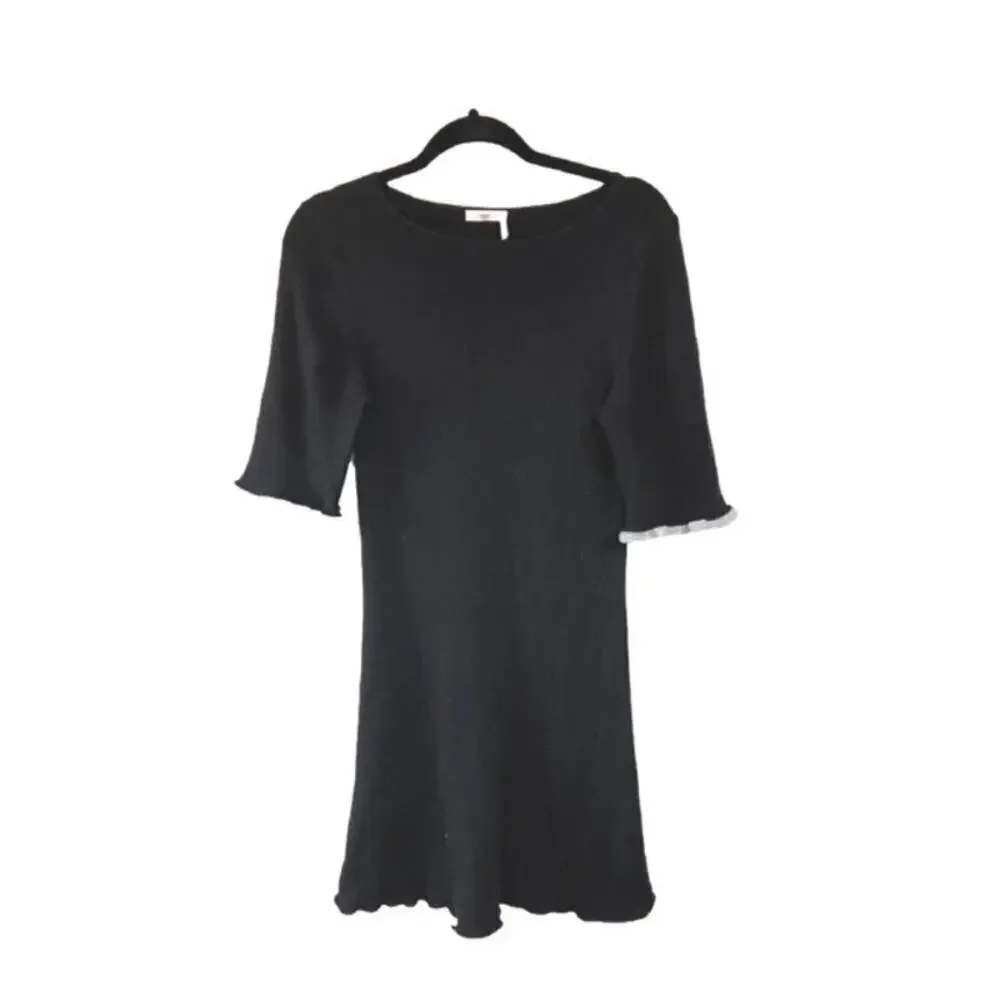 See by Chloe black sweater dress size M